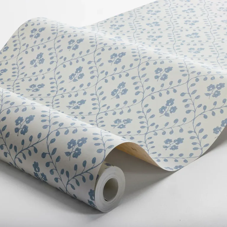 Schumacher IDUN wallpaper, color BLUE, SKU 5822