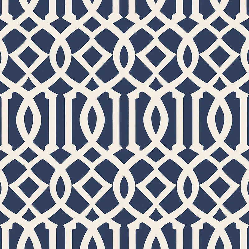 5005801 | IMPERIAL TRELLIS II - IVORY / NAVY