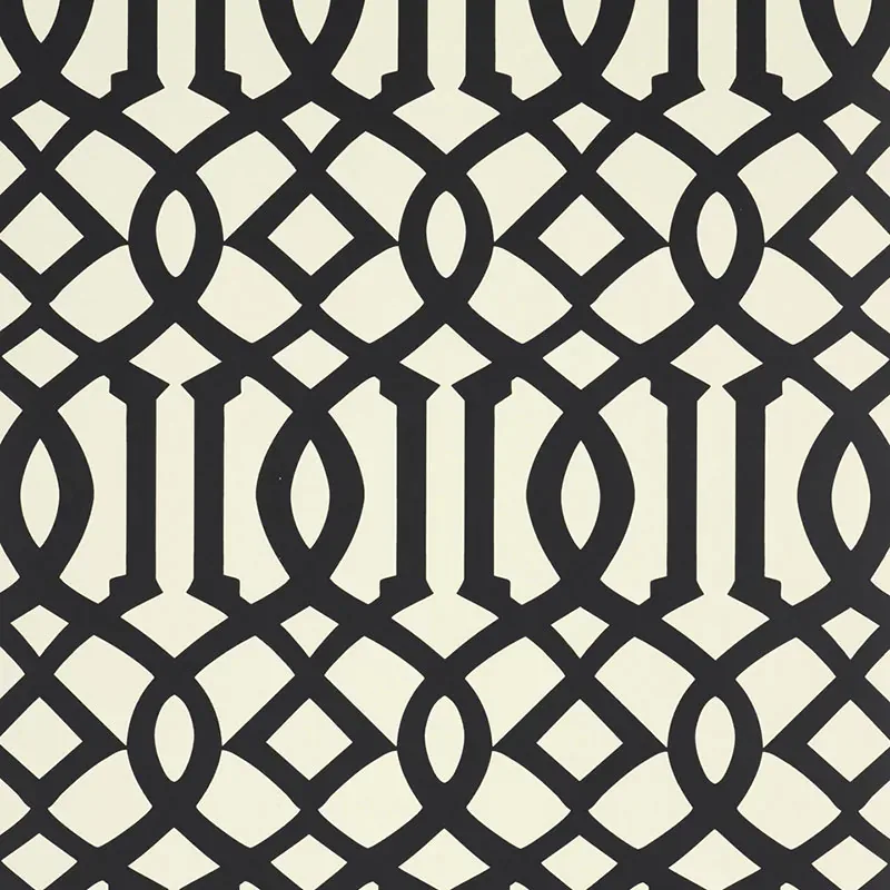 IMPERIAL TRELLIS II JET Schumacher Wallpaper wallpaper - SKU 5005804
