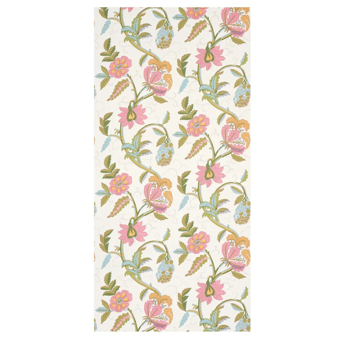 INDALI PINK & LEAF Schumacher Wallpaper wallpaper - SKU 5014861