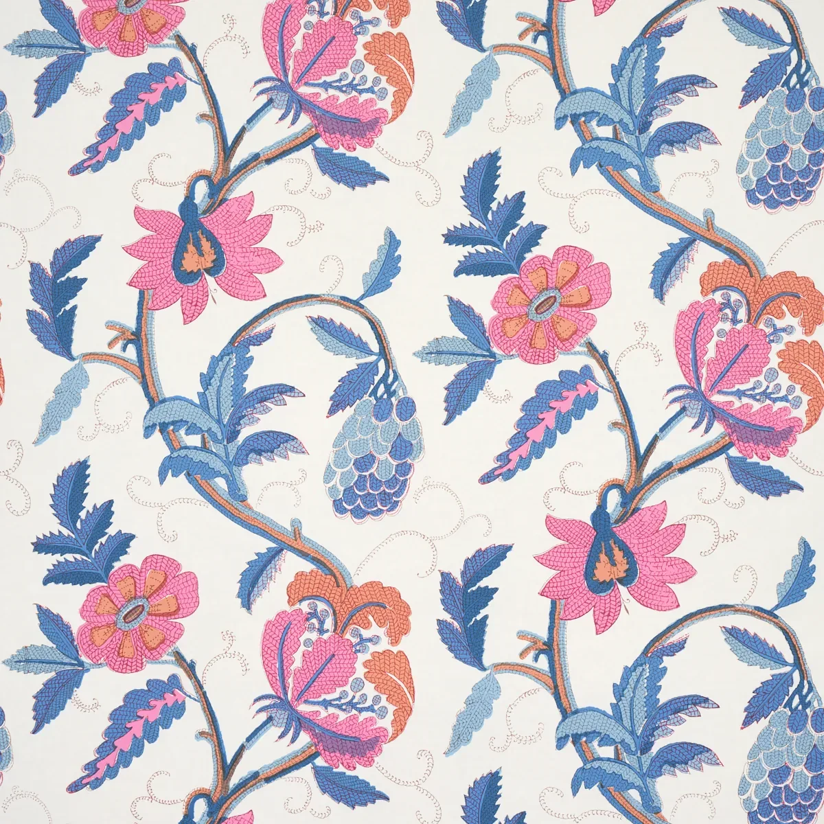 INDALI ROSE & INDIGO Schumacher Wallpaper wallpaper - SKU 5013242