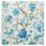 INDIAN ARBRE - PEACOCK & EMERALD Schumacher Wallpaper | Wall INDIAN ARBRE PEACOCK & EMERALD Schumacher Wallpaper wallpaper - SKU 5010492
