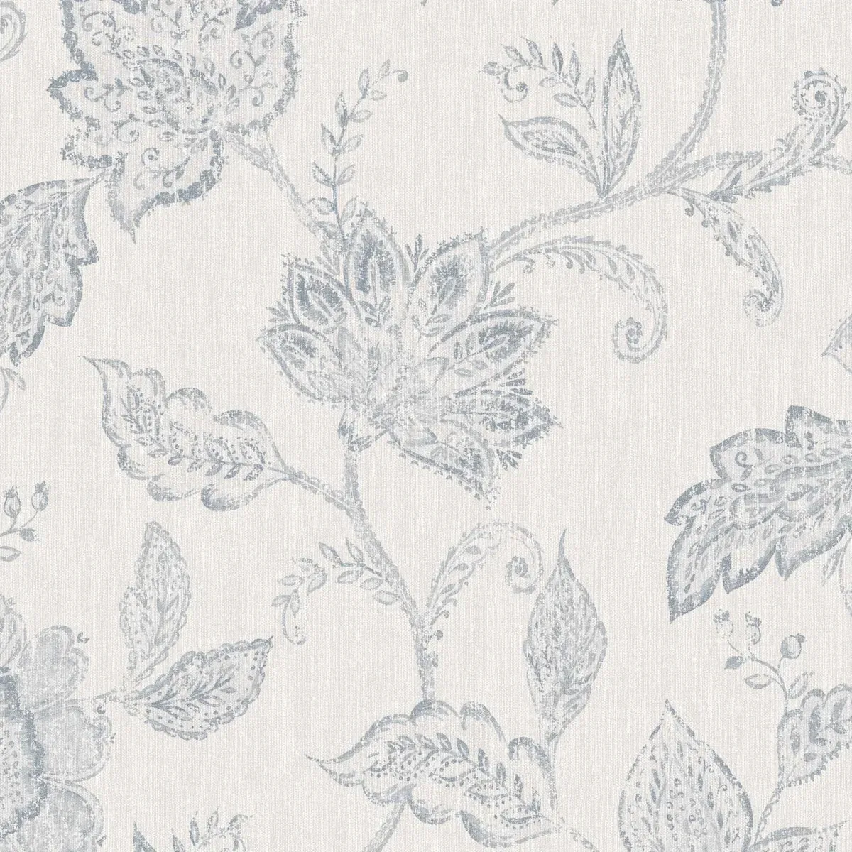 INDIGO BLOOM BLUE Schumacher Wallpaper wallpaper - SKU 1929