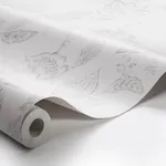 INDIGO BLOOM - GREY Schumacher Wallpaper | Wallpaper Twins INDIGO BLOOM GREY Schumacher Wallpaper wallpaper - SKU 1930