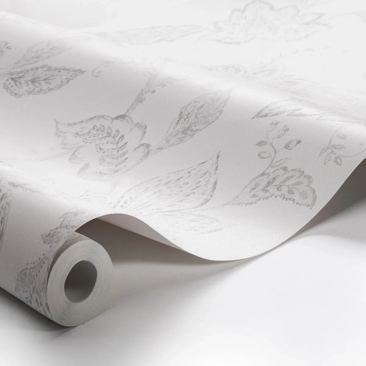 INDIGO BLOOM GREY Schumacher Wallpaper wallpaper - SKU 1930