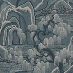 INDIGO GARDEN - BLUE Schumacher Wallpaper | Wallpaper Twins INDIGO GARDEN BLUE Schumacher Wallpaper wallpaper - SKU 3133