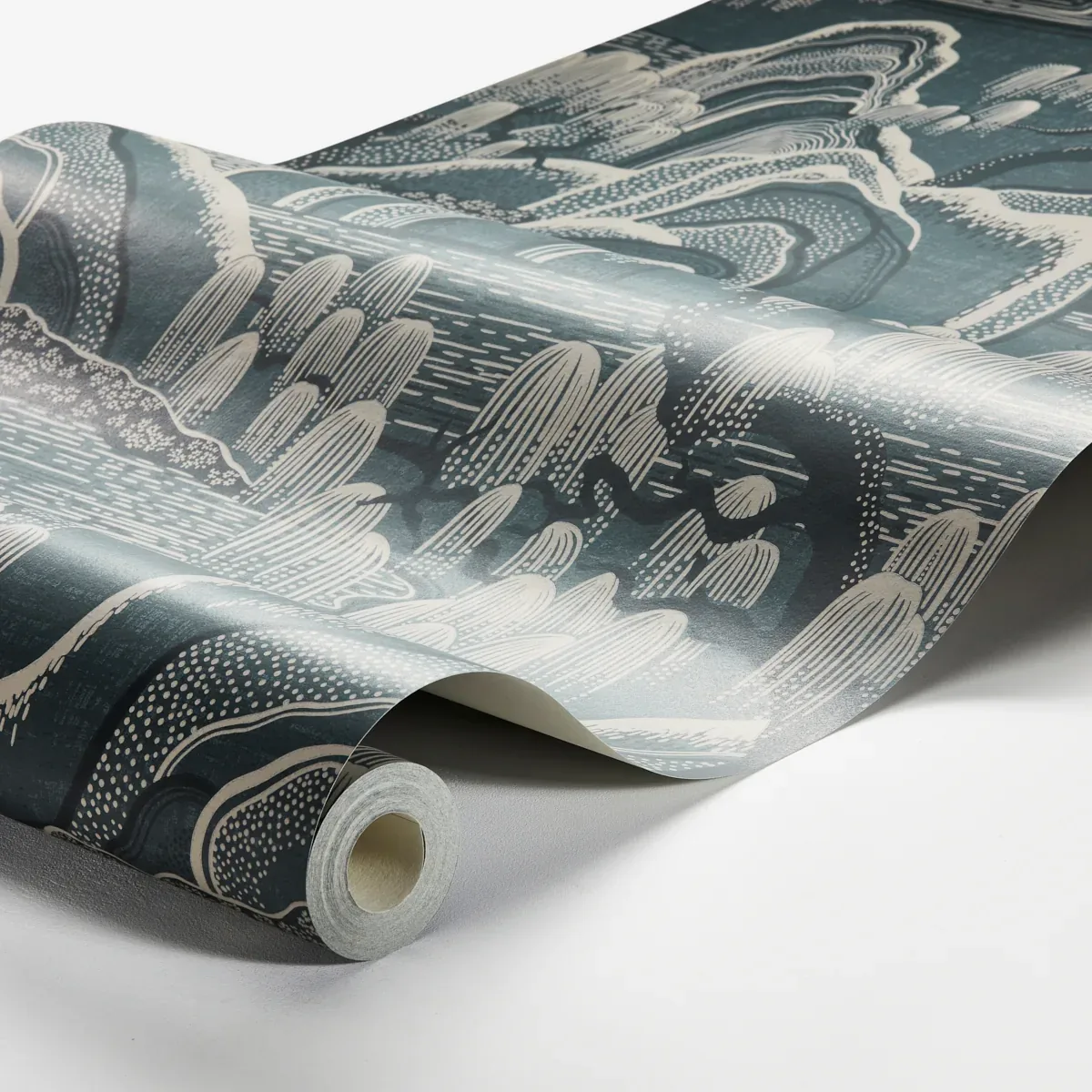 INDIGO GARDEN BLUE Schumacher Wallpaper wallpaper - SKU 3133