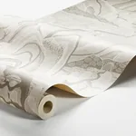 INDIGO GARDEN - GREY Schumacher Wallpaper | Wallpaper Twins INDIGO GARDEN GREY Schumacher Wallpaper wallpaper - SKU 3134
