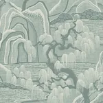 INDIGO GARDEN MINERAL Schumacher Wallpaper wallpaper - SKU 3131