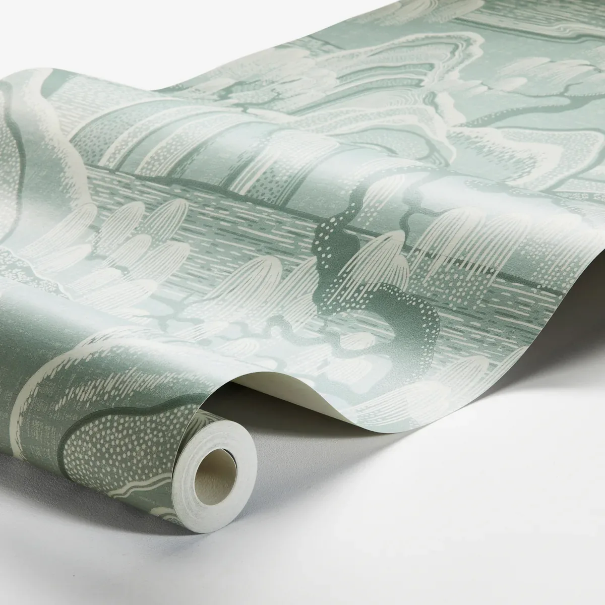 INDIGO GARDEN MINERAL Schumacher Wallpaper wallpaper - SKU 3131