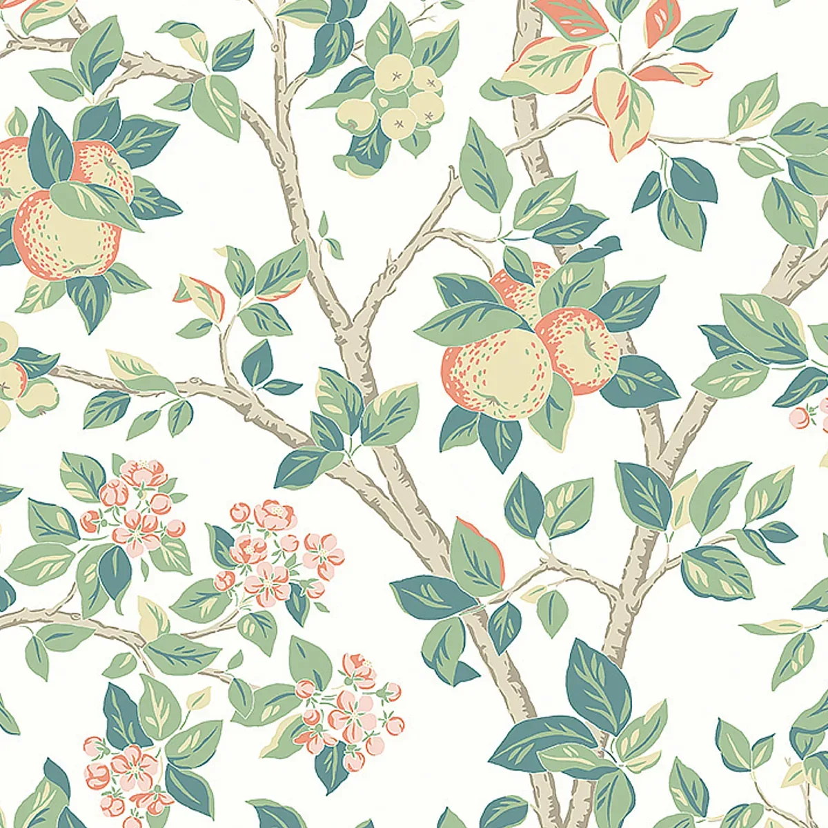 INGRID MARIE IVORY Schumacher Wallpaper wallpaper - SKU 7650
