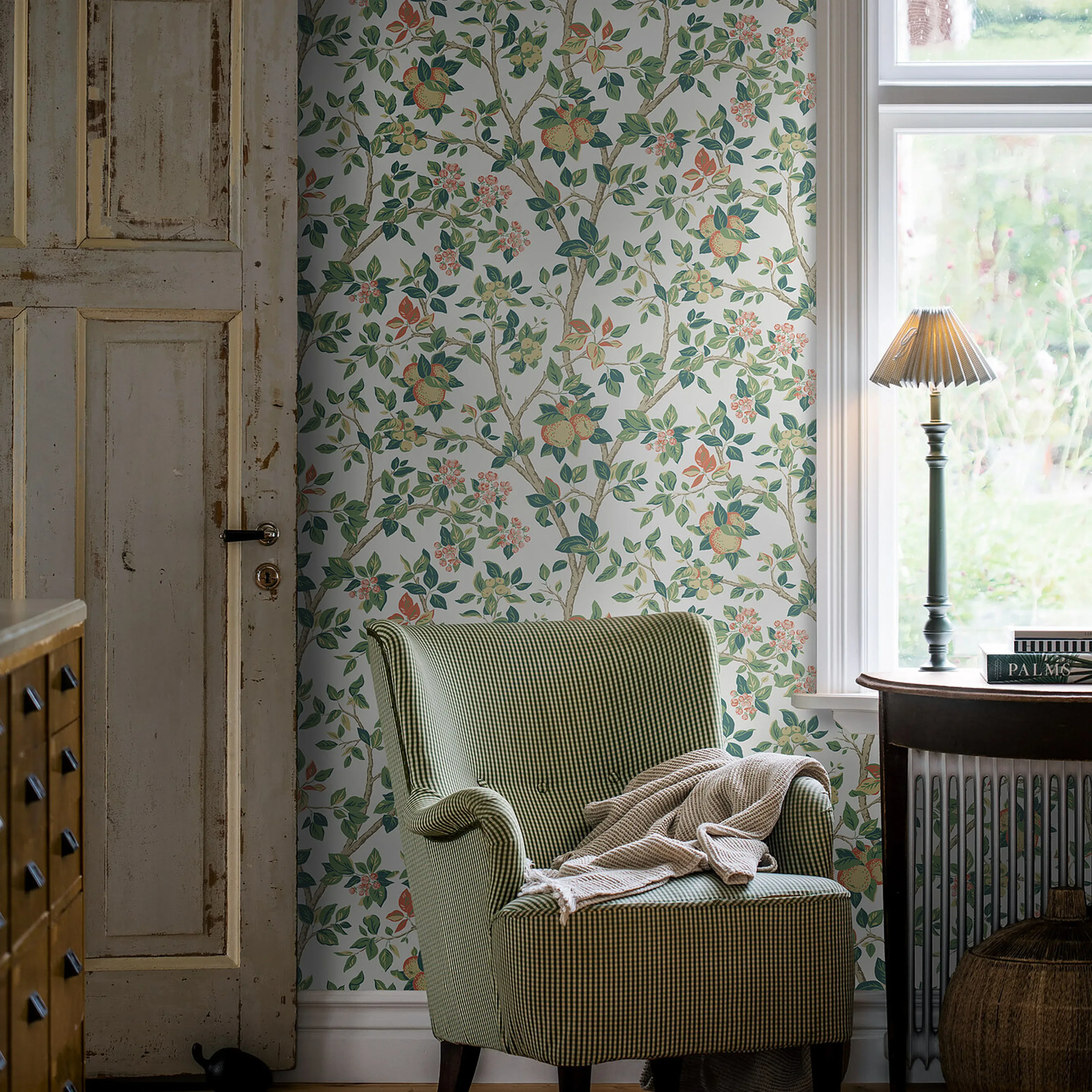 INGRID MARIE IVORY Schumacher Wallpaper wallpaper - SKU 7650