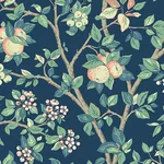 INGRID MARIE NAVY Schumacher Wallpaper wallpaper - SKU 7651