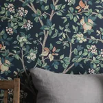 INGRID MARIE NAVY Schumacher Wallpaper wallpaper - SKU 7651