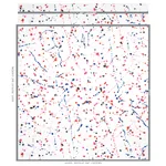 INK SPLASH RED & BLUE Schumacher Wallpaper wallpaper - SKU 5012180