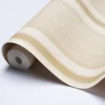 IPALA STRIPE VINYL - BISQUE Schumacher Wallpaper | Wallpaper IPALA STRIPE VINYL BISQUE Schumacher Wallpaper wallpaper - SKU 5015805