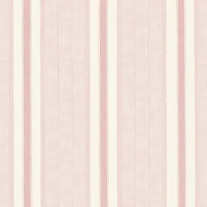 Schumacher IPALA STRIPE VINYL wallpaper, color BLUSH, SKU 5015803