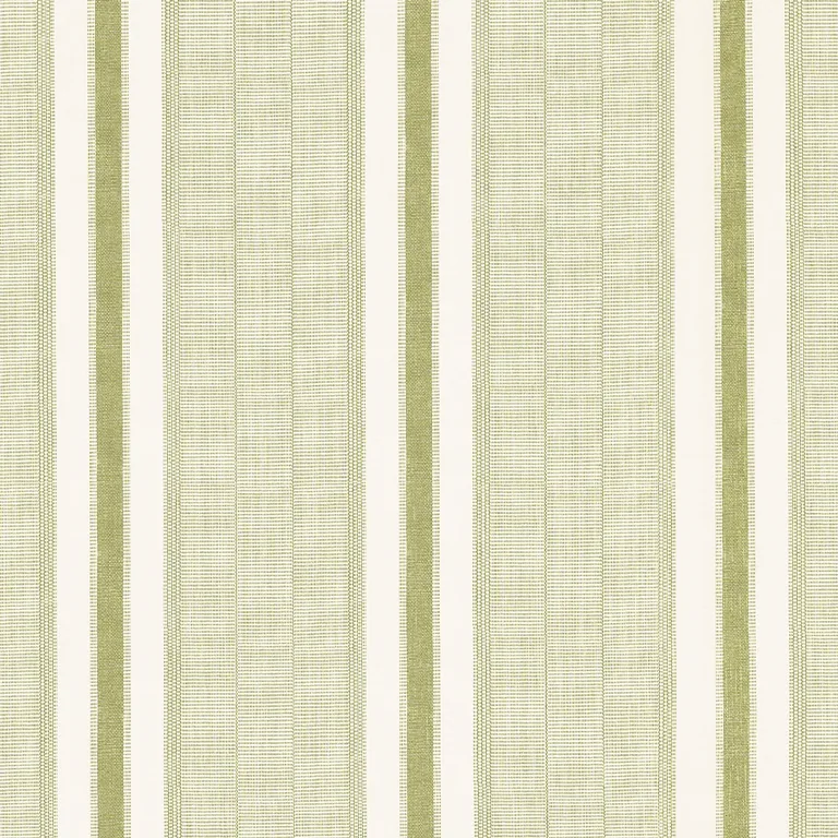 Schumacher IPALA STRIPE VINYL wallpaper, color FERN, SKU 5015802