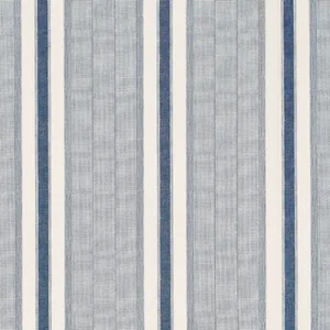 Schumacher IPALA STRIPE VINYL wallpaper, color OCEAN, SKU 5015801