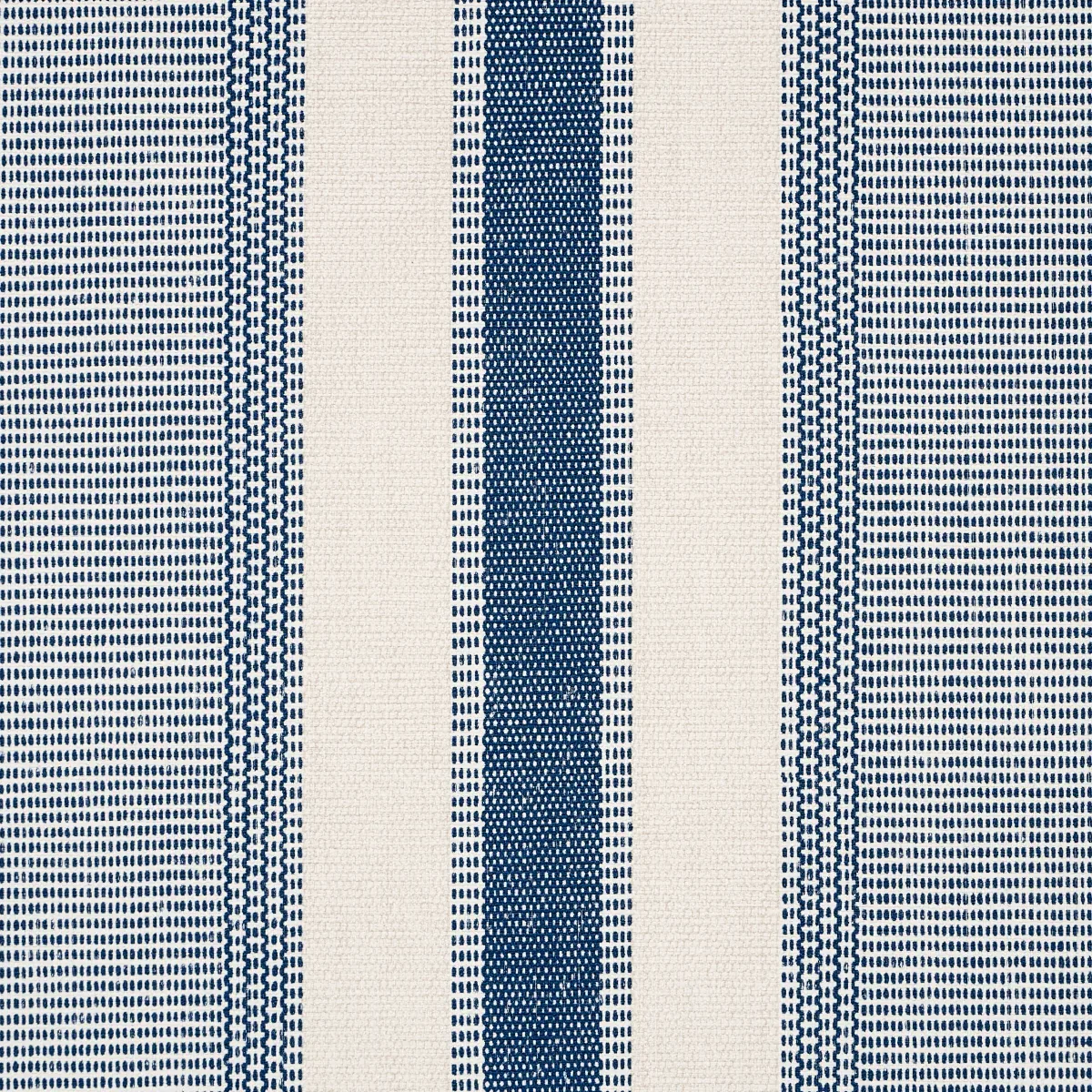 IPALA STRIPE VINYL OCEAN Schumacher Wallpaper wallpaper - SKU 5015801