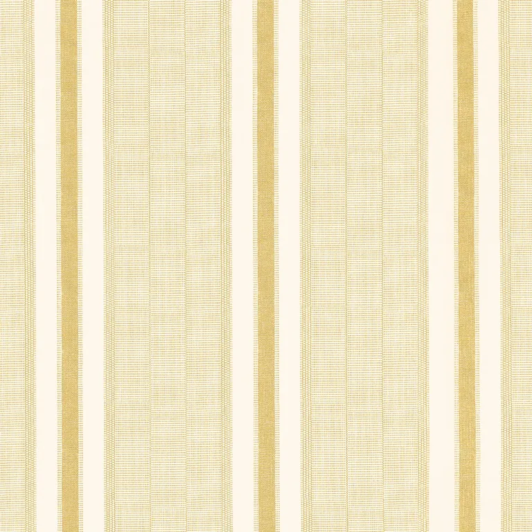 Schumacher IPALA STRIPE VINYL wallpaper, color OCHRE, SKU 5015804