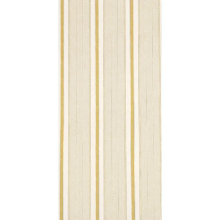 Schumacher IPALA STRIPE VINYL wallpaper, color OCHRE, SKU 5015804