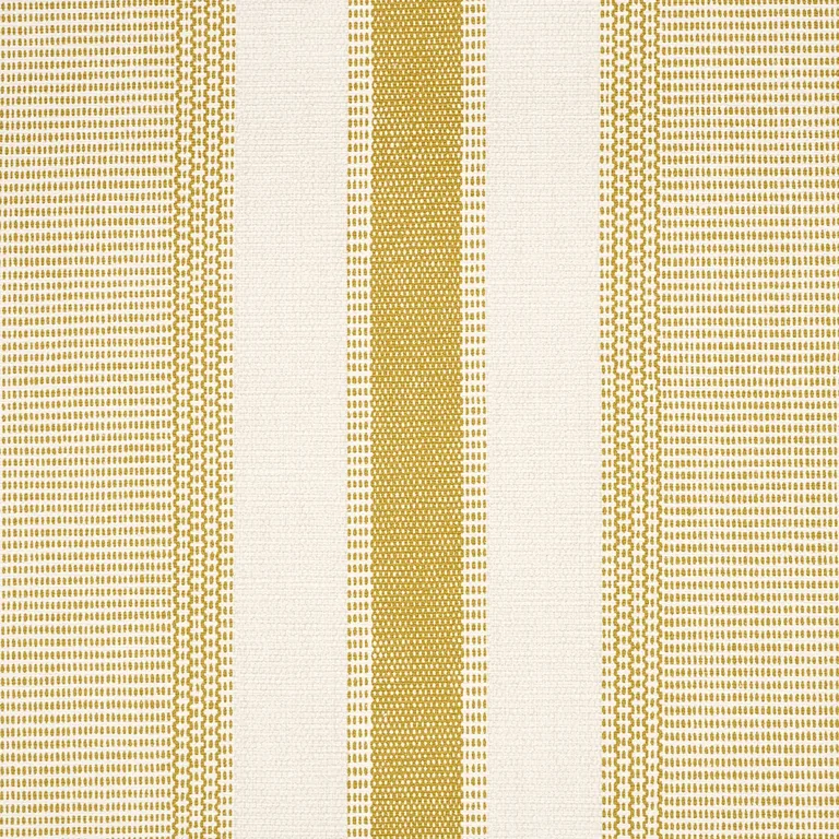 Schumacher IPALA STRIPE VINYL wallpaper, color OCHRE, SKU 5015804