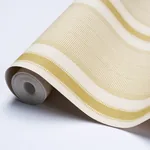 IPALA STRIPE VINYL - OCHRE Schumacher Wallpaper | Wallpaper IPALA STRIPE VINYL OCHRE Schumacher Wallpaper wallpaper - SKU 5015804