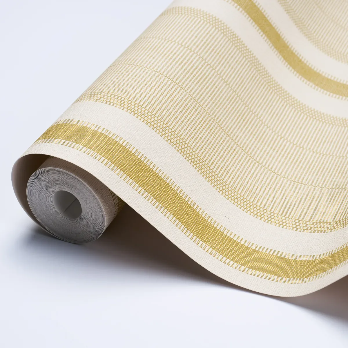 IPALA STRIPE VINYL - OCHRE Schumacher Wallpaper | Wallpaper IPALA STRIPE VINYL OCHRE Schumacher Wallpaper wallpaper - SKU 5015804