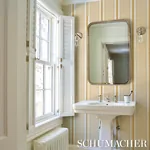 IPALA STRIPE VINYL - OCHRE Schumacher Wallpaper | Wallpaper IPALA STRIPE VINYL OCHRE Schumacher Wallpaper wallpaper - SKU 5015804