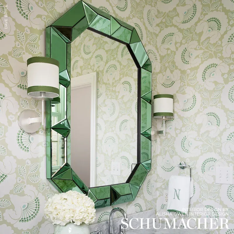 JACKIE LEAF Schumacher Wallpaper wallpaper - SKU 5010370