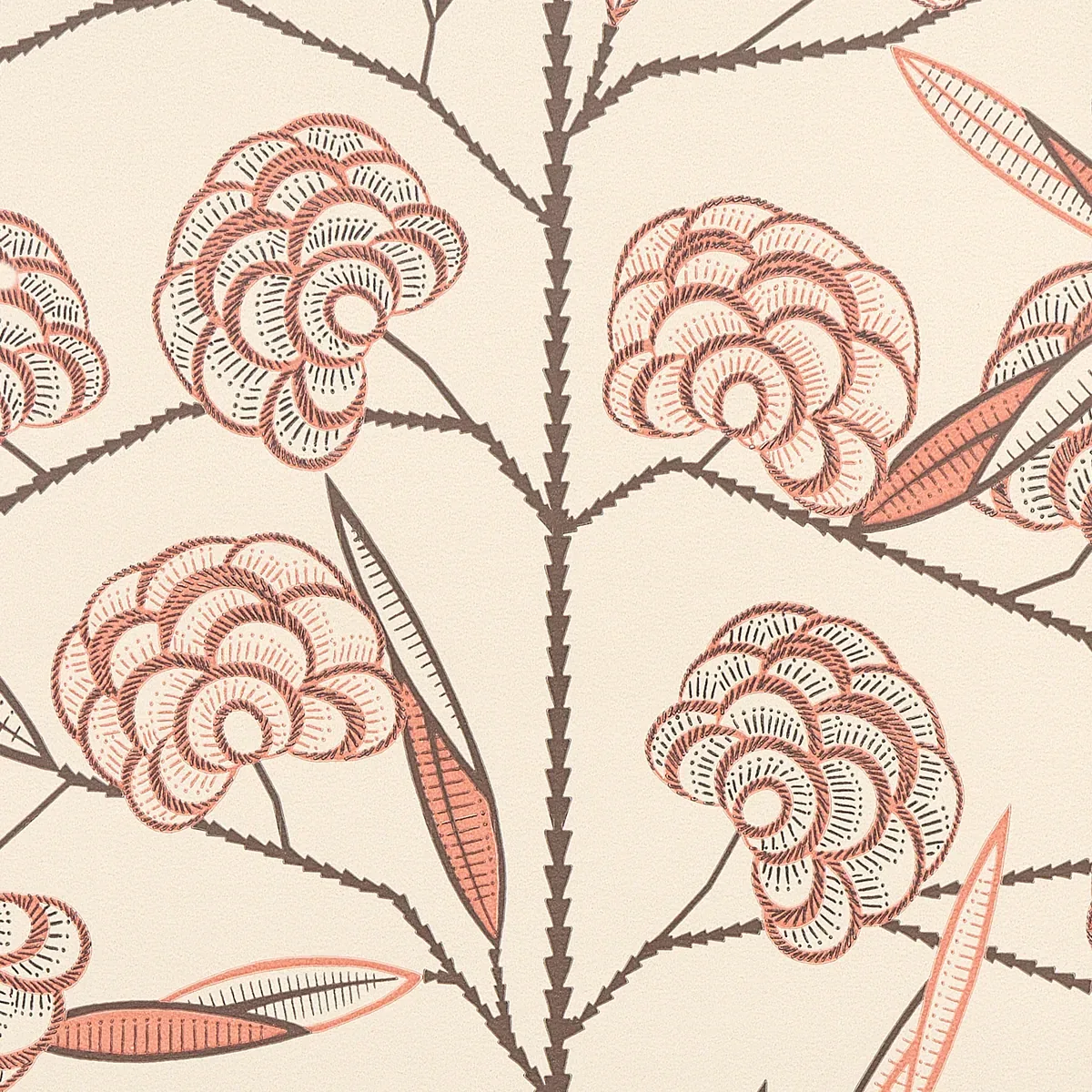 JACOB'S TREE OLD ROSE Schumacher Wallpaper wallpaper - SKU 5015030