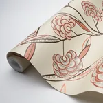 JACOB'S TREE OLD ROSE Schumacher Wallpaper wallpaper - SKU 5015030
