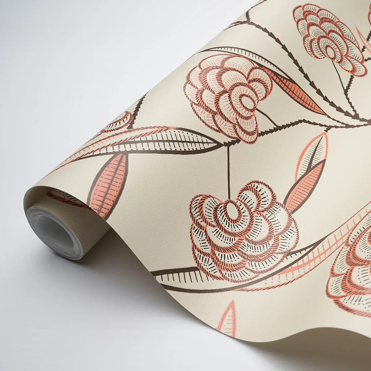 JACOB'S TREE OLD ROSE Schumacher Wallpaper wallpaper - SKU 5015030