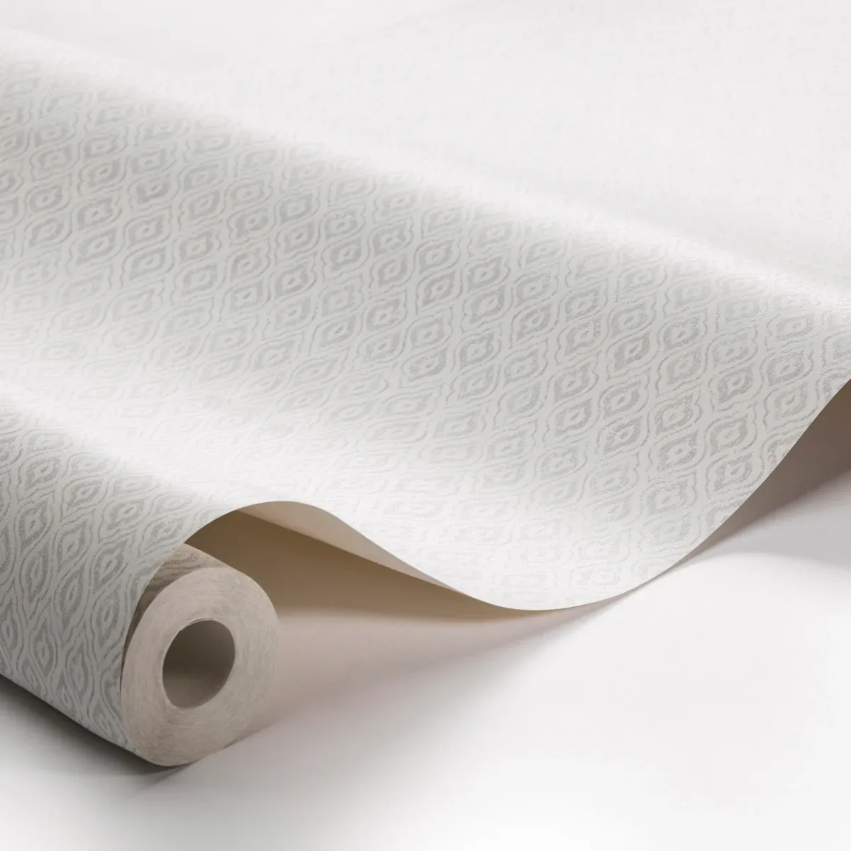 JAIPUR LINEN - GREY Schumacher Wallpaper | Wallpaper Twins JAIPUR LINEN GREY Schumacher Wallpaper wallpaper - SKU 1935