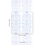 JAIPUR MUGHAL FLOWER - BLUE Schumacher Wallpaper | Wallpaper JAIPUR MUGHAL FLOWER BLUE Schumacher Wallpaper wallpaper - SKU 5014460