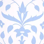 JAIPUR MUGHAL FLOWER - BLUE Schumacher Wallpaper | Wallpaper JAIPUR MUGHAL FLOWER BLUE Schumacher Wallpaper wallpaper - SKU 5014460