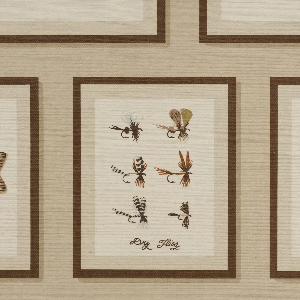 JAMIE'S TROPHIES SISAL - NATURAL Schumacher Wallpaper | Wall JAMIE'S TROPHIES SISAL NATURAL Schumacher Wallpaper wallpaper - SKU 5017001