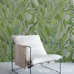 JAPURA FOREST - GREEN Schumacher Wallpaper | Wallpaper Twins JAPURA FOREST GREEN Schumacher Wallpaper wallpaper - SKU 5012661