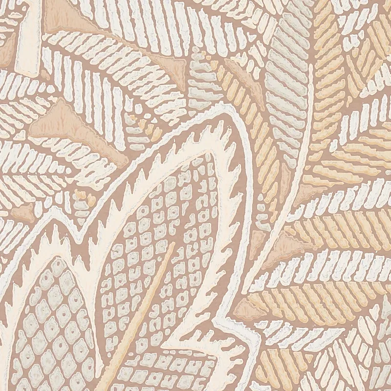 JAPURA FOREST NEUTRAL Schumacher Wallpaper wallpaper - SKU 5012660