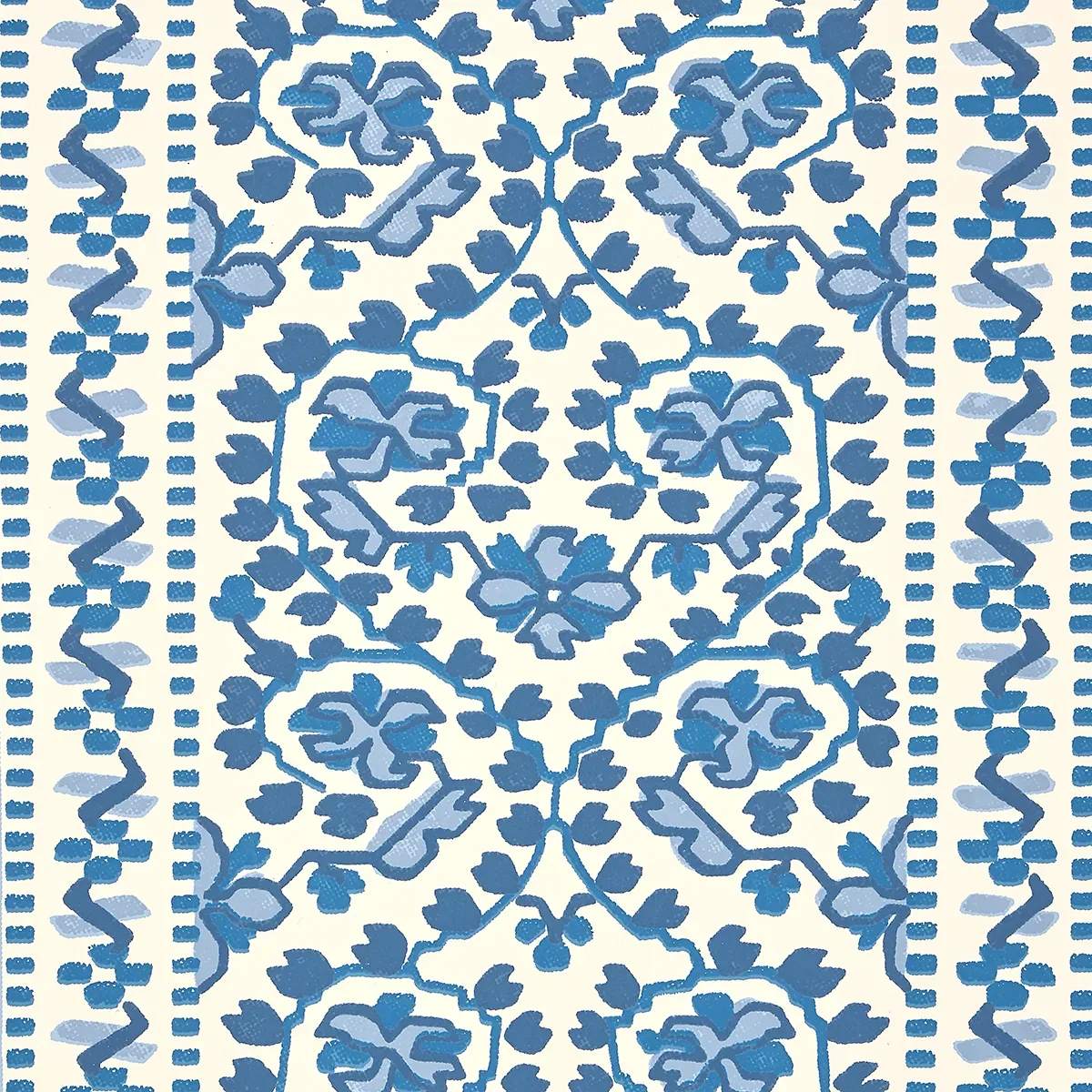 JASMINE INDIGO Schumacher Wallpaper wallpaper - SKU 5014340