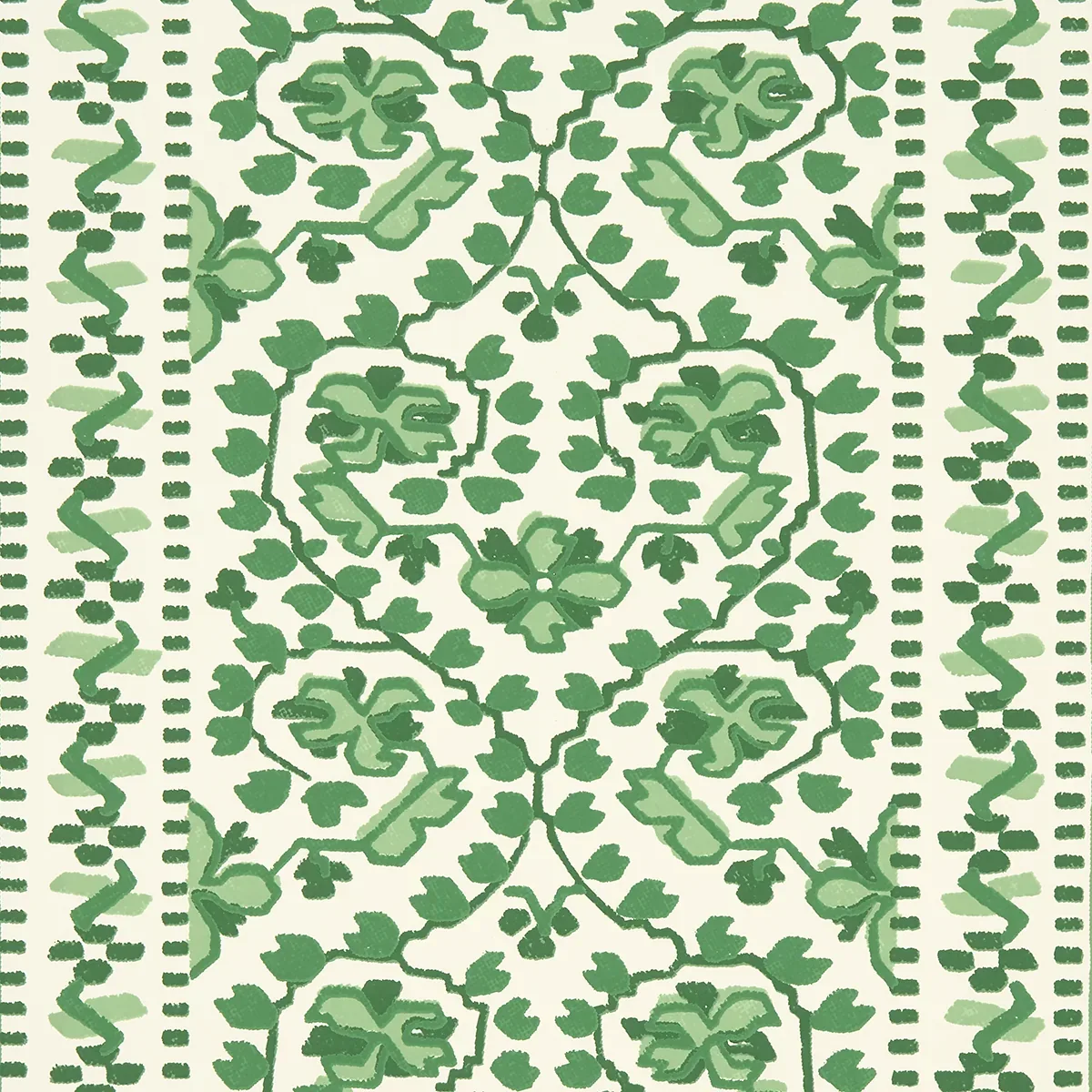 JASMINE LEAF GREEN Schumacher Wallpaper wallpaper - SKU 5014341