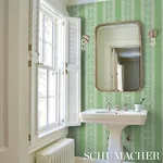 JASMINE LEAF GREEN Schumacher Wallpaper wallpaper - SKU 5014341