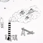 JOANA AVILLEZ'S STREET SCENES BLACK & WHITE Schumacher Wallpaper wallpaper - SKU 5016171