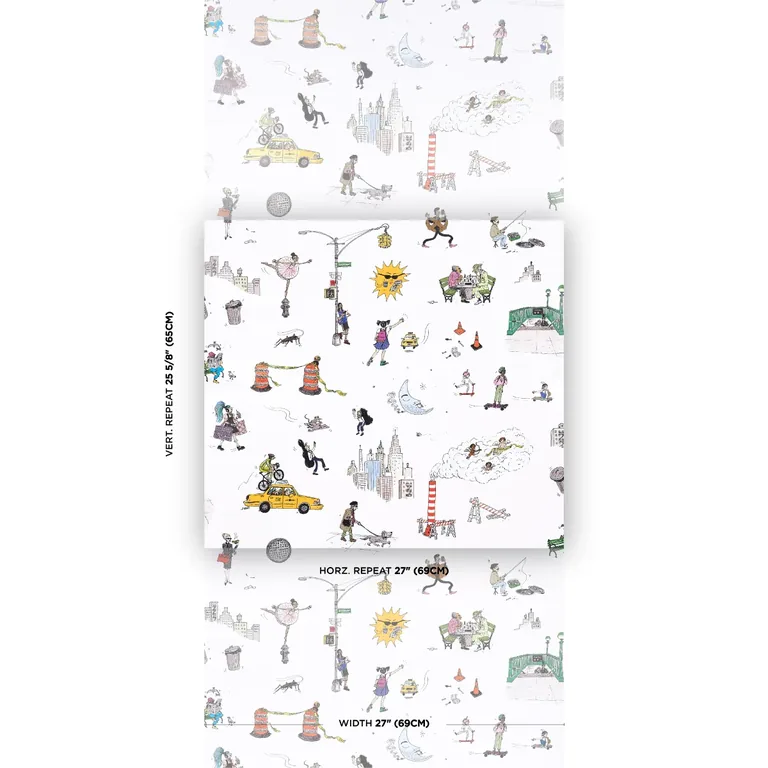 color MULTICOLOR ON WHITE