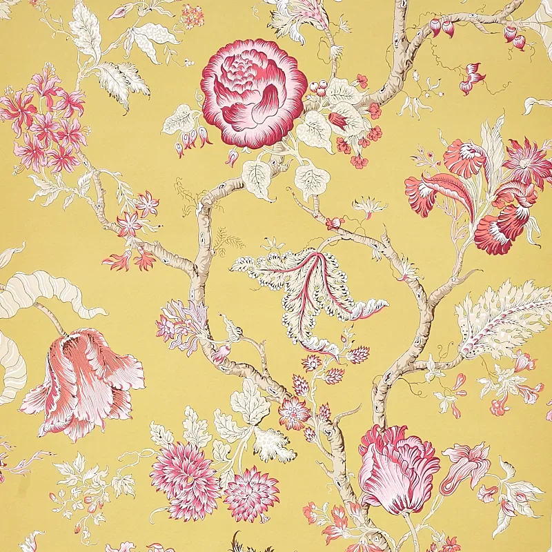 JOSEPHINE OCHRE Schumacher Wallpaper wallpaper - SKU 5012011