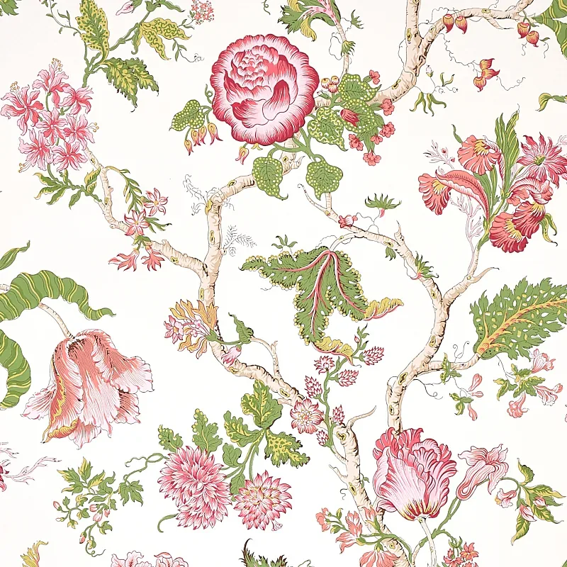 JOSEPHINE PINK Schumacher Wallpaper wallpaper - SKU 5012012
