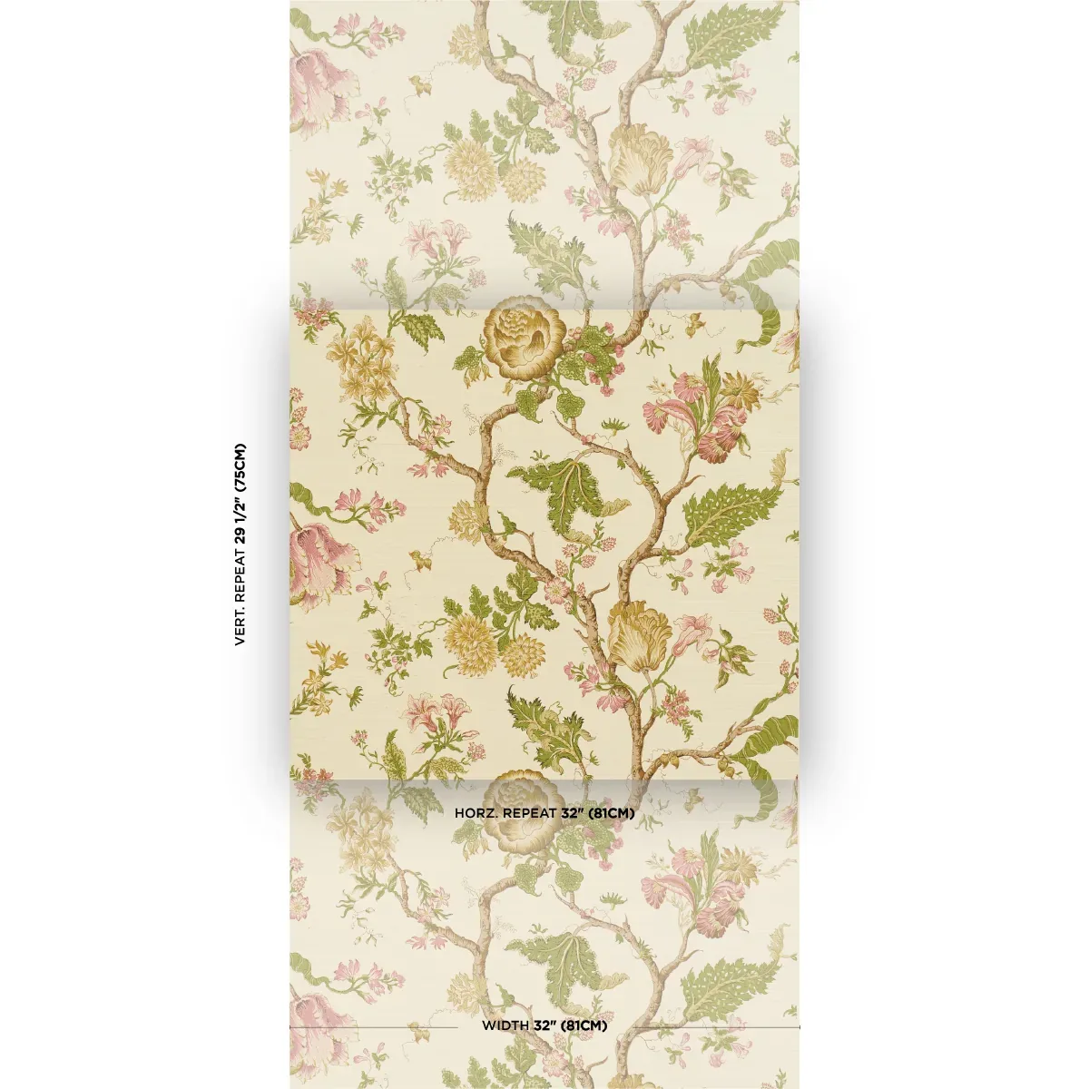 JOSEPHINE SISAL CITRON Schumacher Wallpaper wallpaper - SKU 5016681