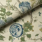 JOSEPHINE SISAL - PEACOCK Schumacher Wallpaper | Wallpaper T JOSEPHINE SISAL PEACOCK Schumacher Wallpaper wallpaper - SKU 5016680
