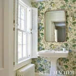 JOSEPHINE SISAL - PEACOCK Schumacher Wallpaper | Wallpaper T JOSEPHINE SISAL PEACOCK Schumacher Wallpaper wallpaper - SKU 5016680